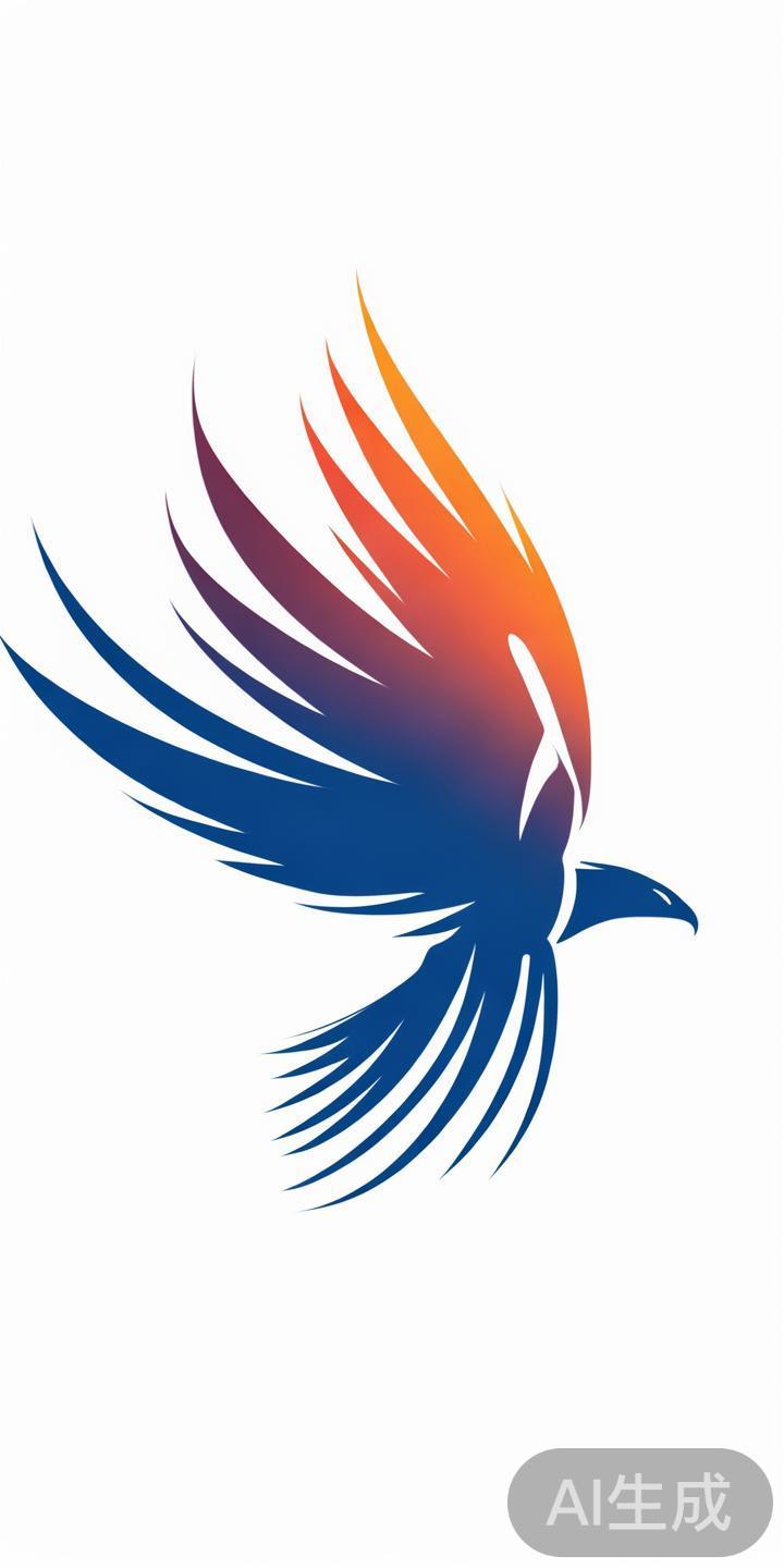 以某体育品牌为例，其LOGO由一只展翅高飞的雄鹰组